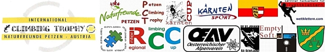 Logo <b>PETZEN  CLIMBING  TROPHY</b> 2011 - Lead